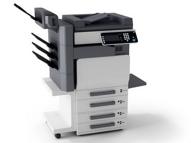 Multifunction photocopier machine 3D Model