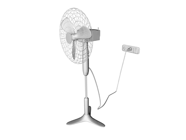 Household electric floor fan 3D Model