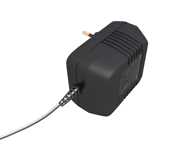 AC power adapter 3D Model