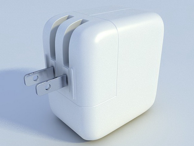 iPod power adapter 3D Model