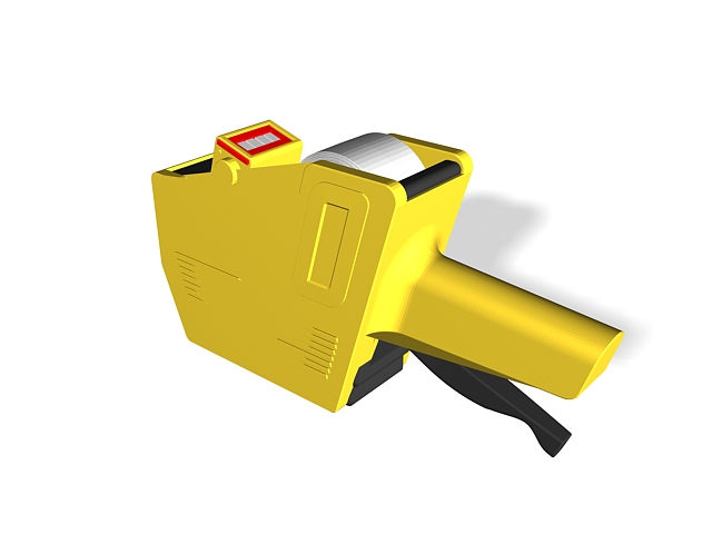 Price label gun 3D Model
