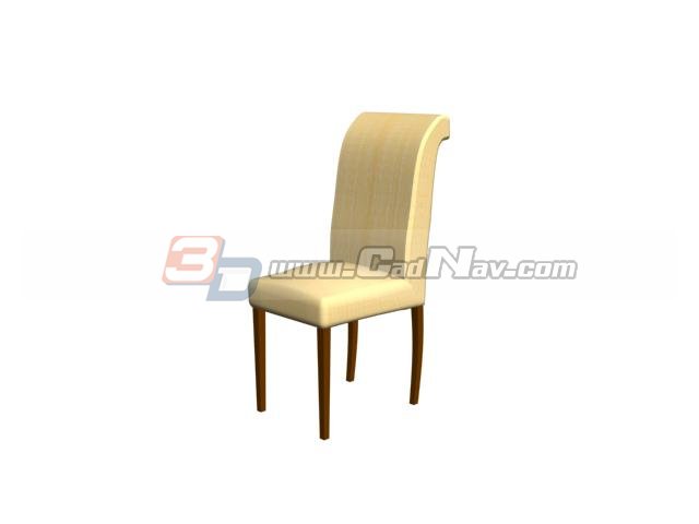 Banquet chair dining chair 3D Model