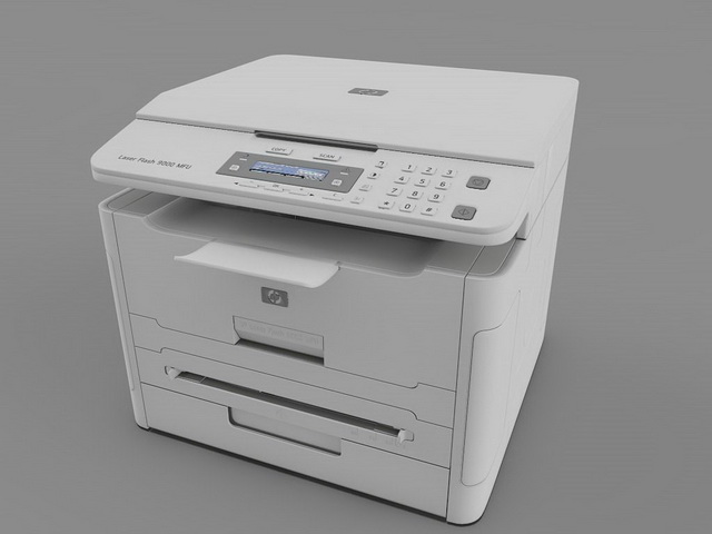 Laser Multifunction Printer 3D Model