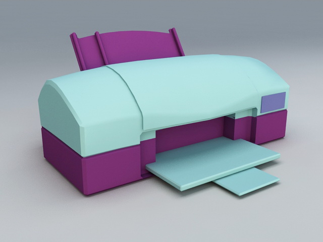 Office Printer 3D Model