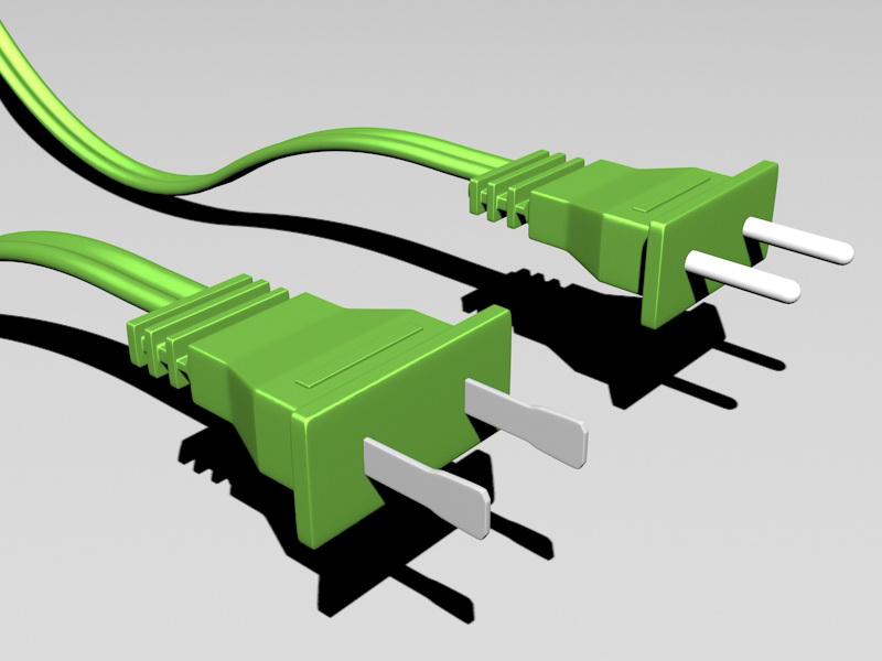 Electrical Plugs 3D Model