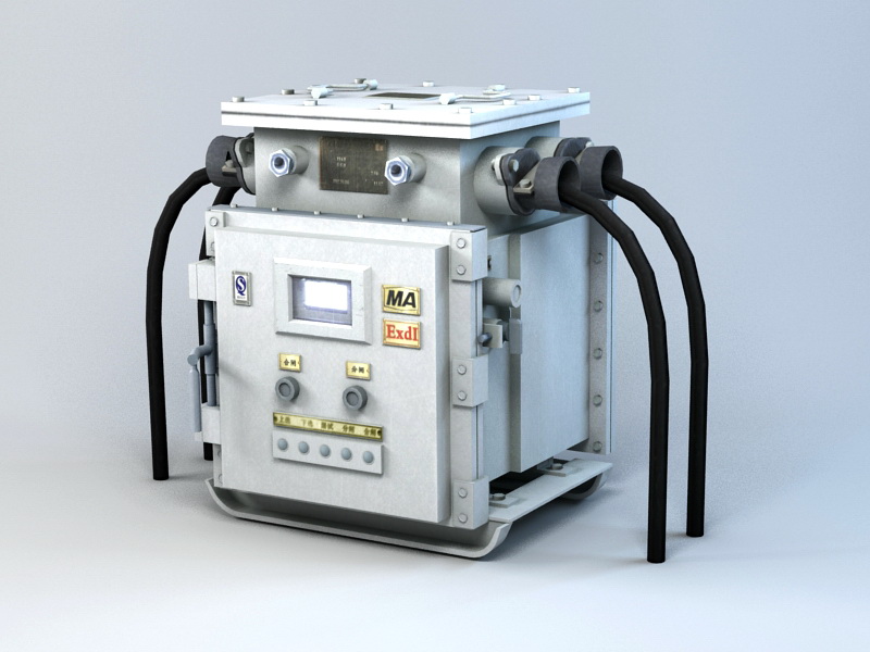 Industrial Vacuum Switch 3D Model