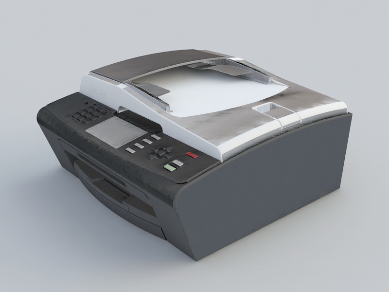 All in One Printer 3D Model