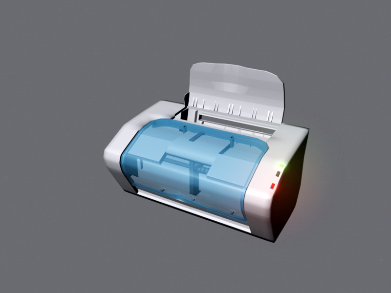 Inkjet Printer 3D Model