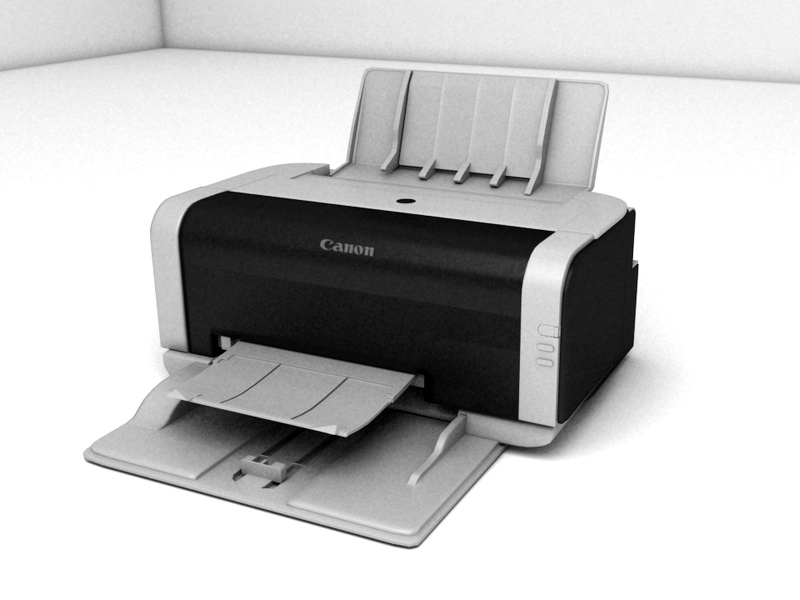 Canon Home Printer 3D Model