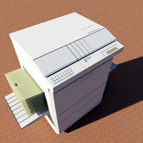 Photocopier Machine 3D Model