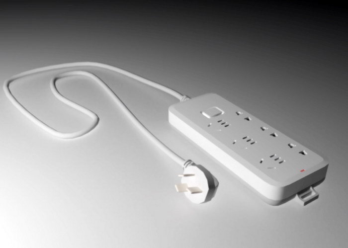 Multiple Power Strip 3D Model