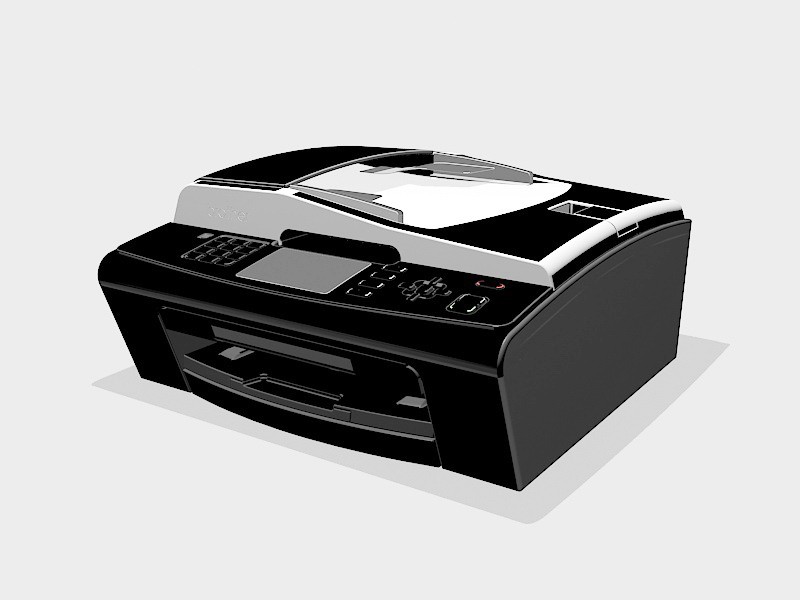 Brother MFC Printer 3D Model