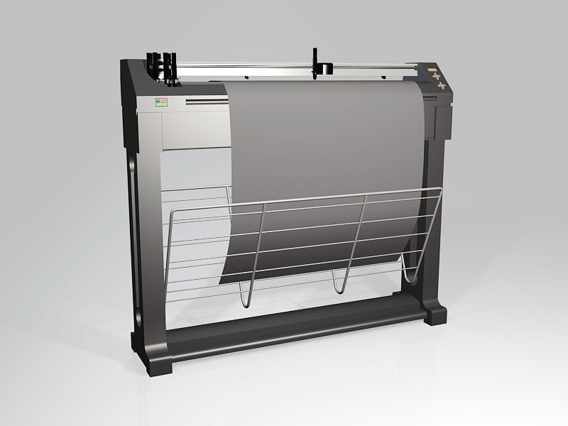 Cutting Plotter 3D Model