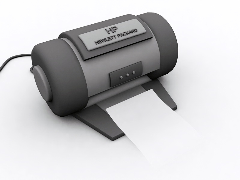 Hewlett-Packard Printer 3D Model