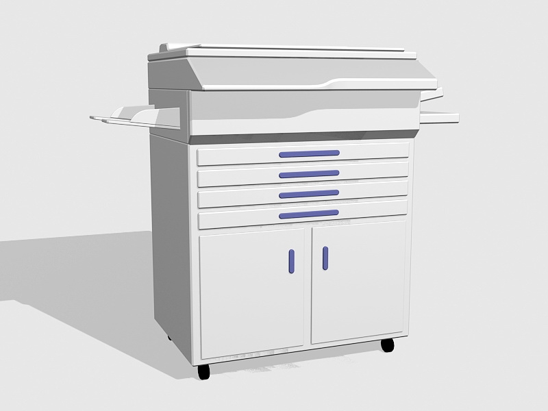 Office Photocopier 3D Model