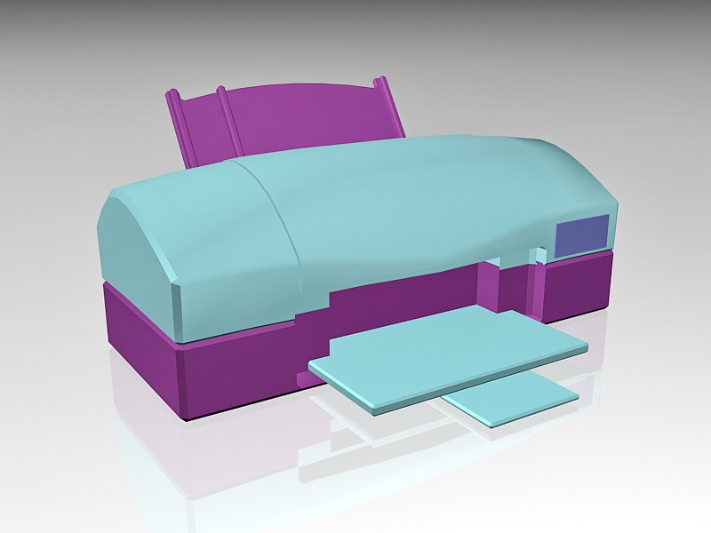 Color Inkjet Printer 3D Model