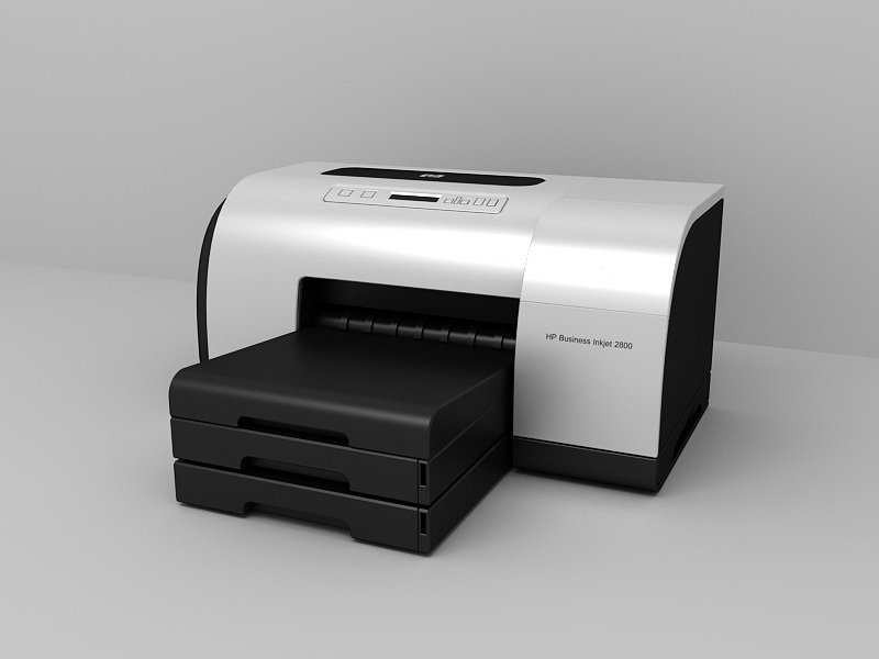 HP Business InkJet 2800 3D Model