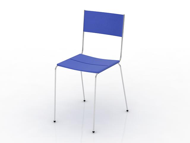 Stackable restaurant chair 3D Model