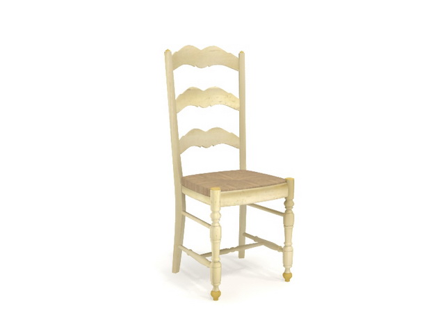 European classic dining chair 3D Model